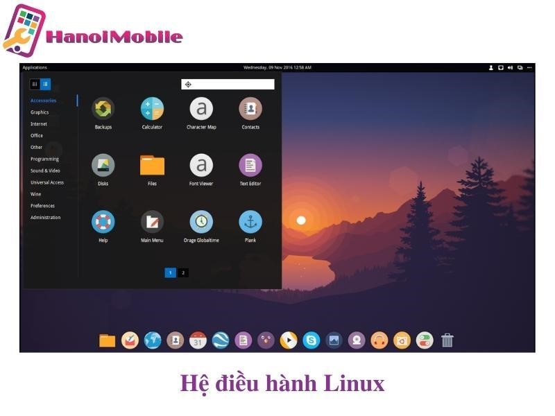 Giao diện hệ điều hành Linux